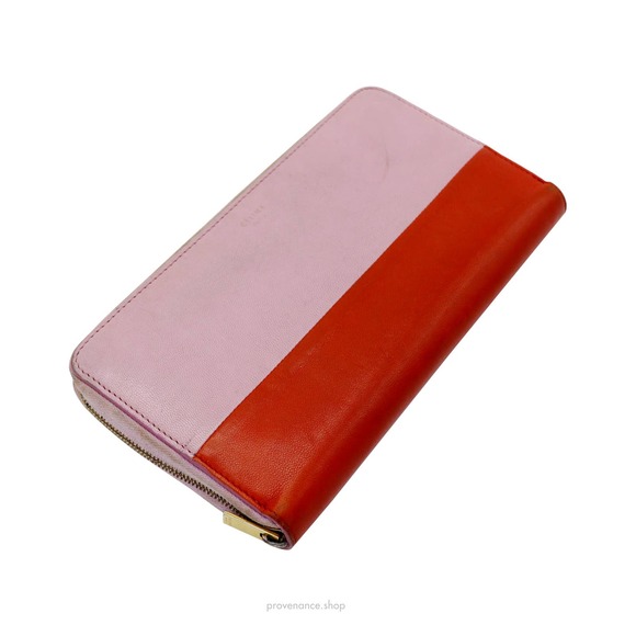 🔴 Celine Multifunction Zip Wallet - Pink/Papaya - Picture 3 of 8